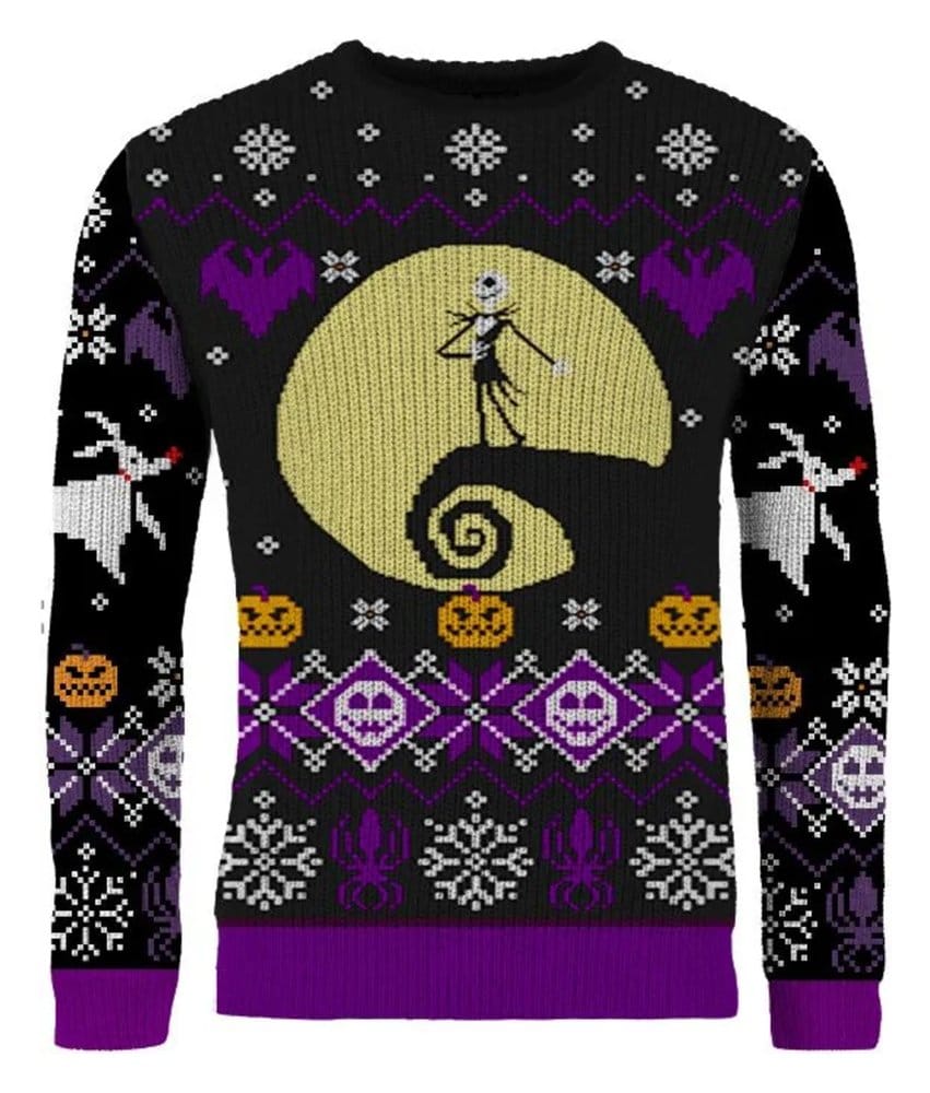 Nightmare Before Christmas Christmas Pullover 8-bit Größe M