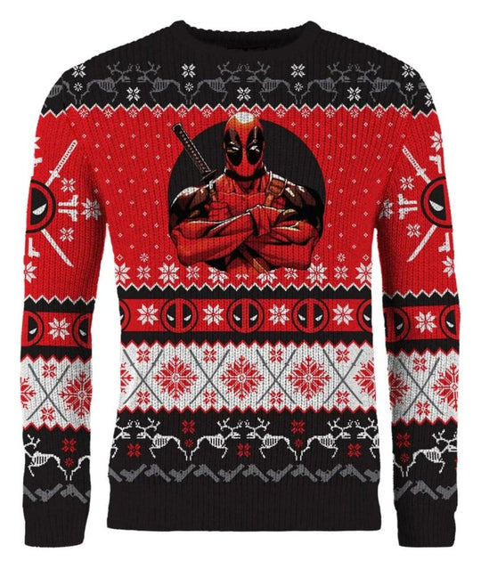 Deadpool Christmas Pullover Größe S