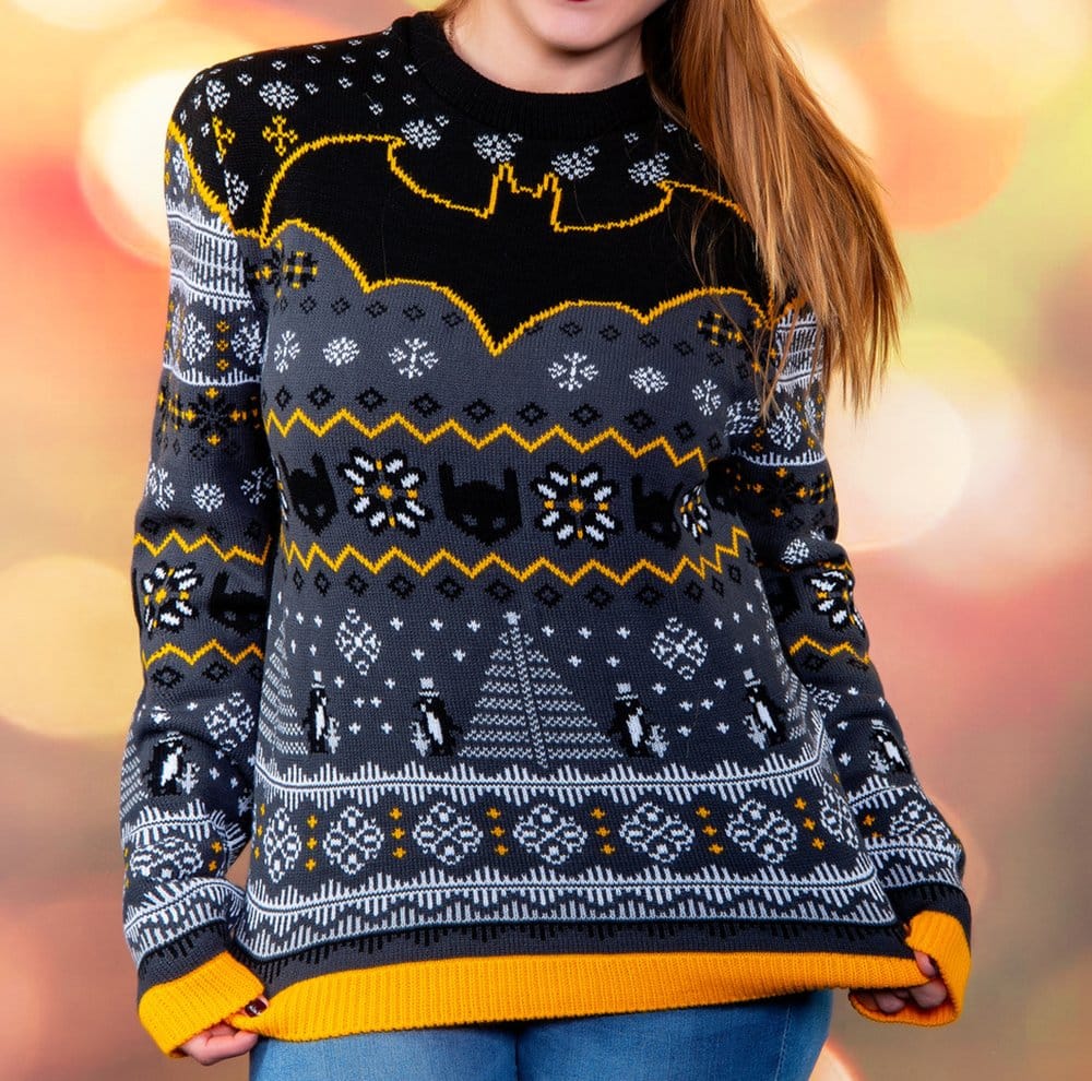 Batman Christmas Pullover Penguin Größe XXXL