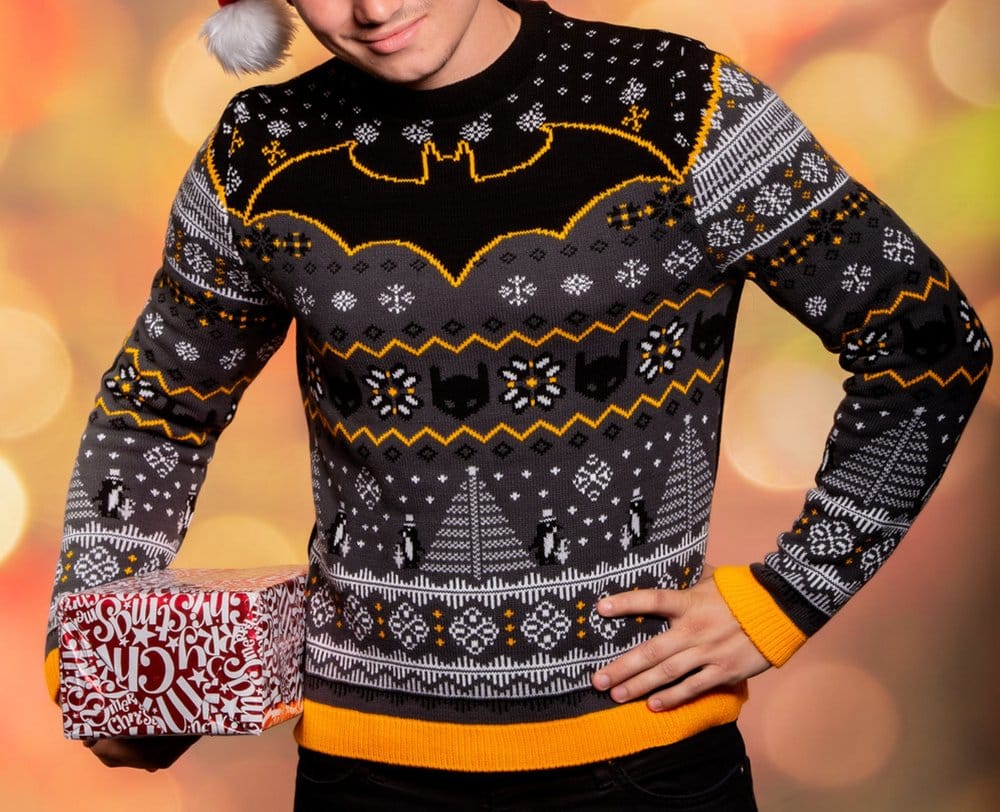 Batman Christmas Pullover Penguin Größe L