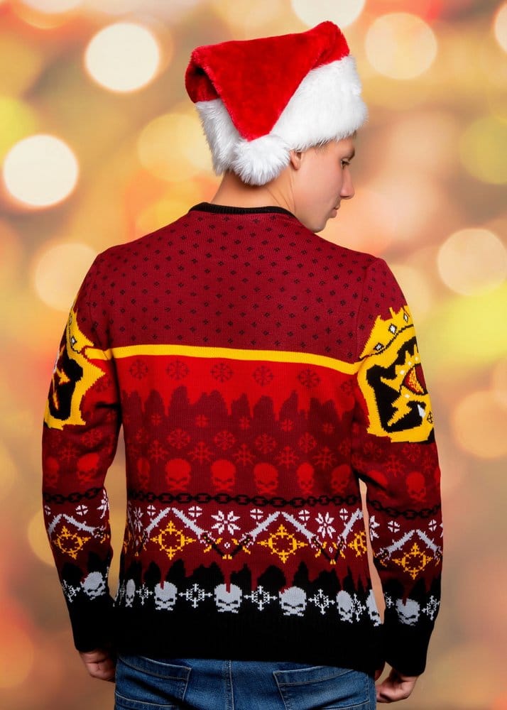 Warhammer 40,000 Christmas Pullover Chaos Größe XL