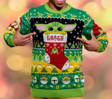 Star Wars Christmas Pullover Baby Yoda Größe XXL
