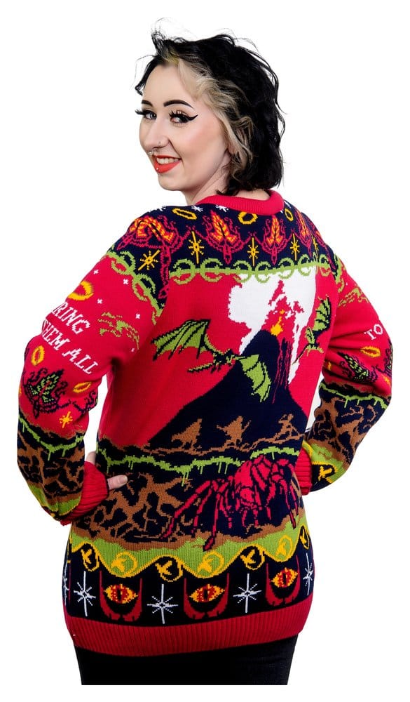 Der Herr der Ringe Christmas Pullover One Sweater To Rule Them All Größe XL
