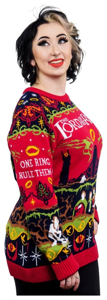Der Herr der Ringe Christmas Pullover One Sweater To Rule Them All Größe L