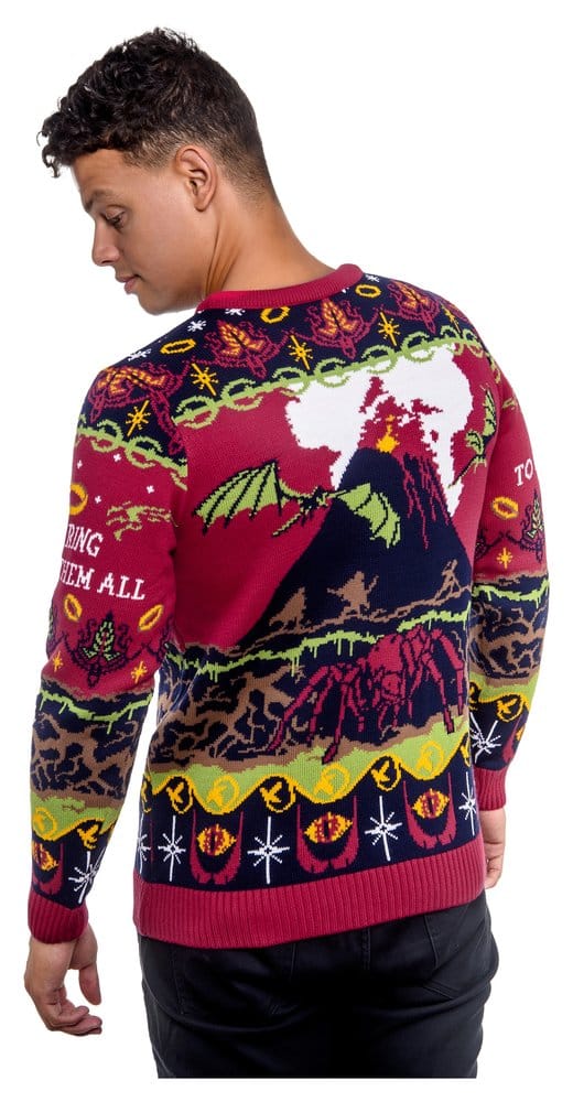 Der Herr der Ringe Christmas Pullover One Sweater To Rule Them All Größe XS