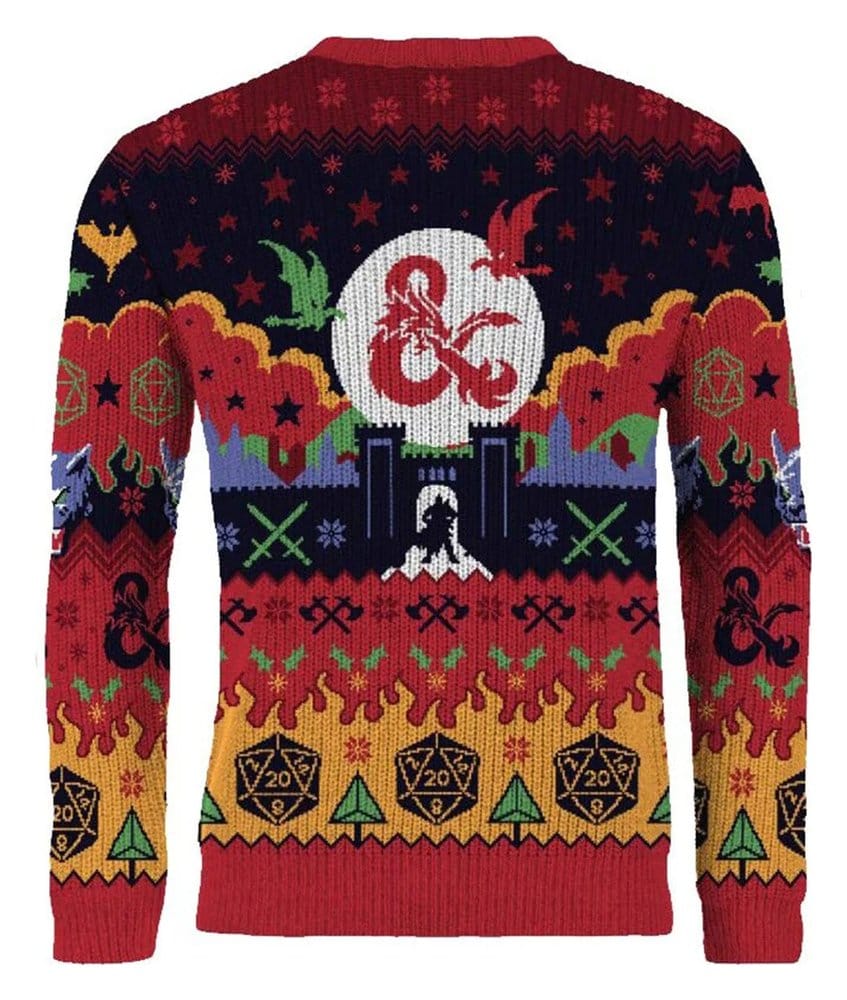 Dungeons & Dragons Christmas Pullover Größe XXXL