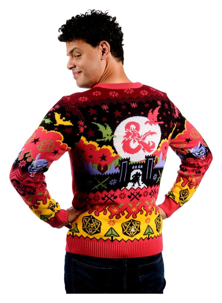 Dungeons & Dragons Christmas Pullover Größe XXXL