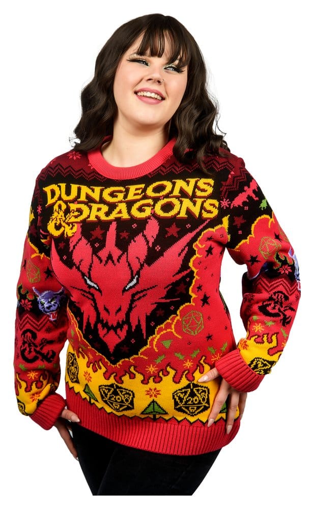 Dungeons & Dragons Christmas Pullover Größe S