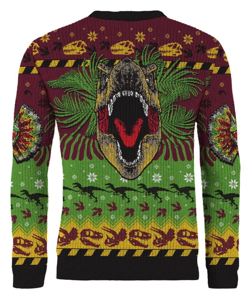 Jurassic Park Christmas Pullover Happy Rexmas Größe XXL