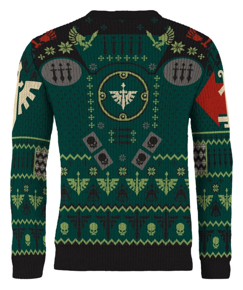 Warhammer 40,000 Christmas Pullover Dark Angels Größe XL