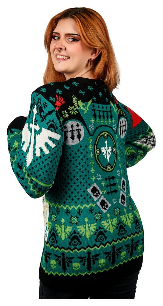 Warhammer 40,000 Christmas Pullover Dark Angels Größe XL