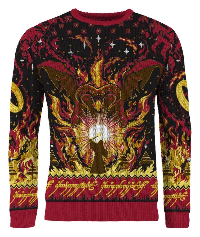 Der Herr der Ringe Christmas Pullover Balrog Größe XXL