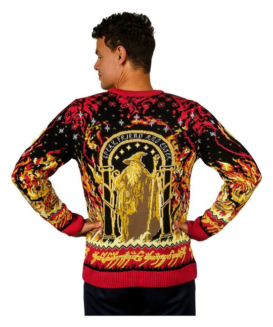 Der Herr der Ringe Christmas Pullover Balrog Größe XS