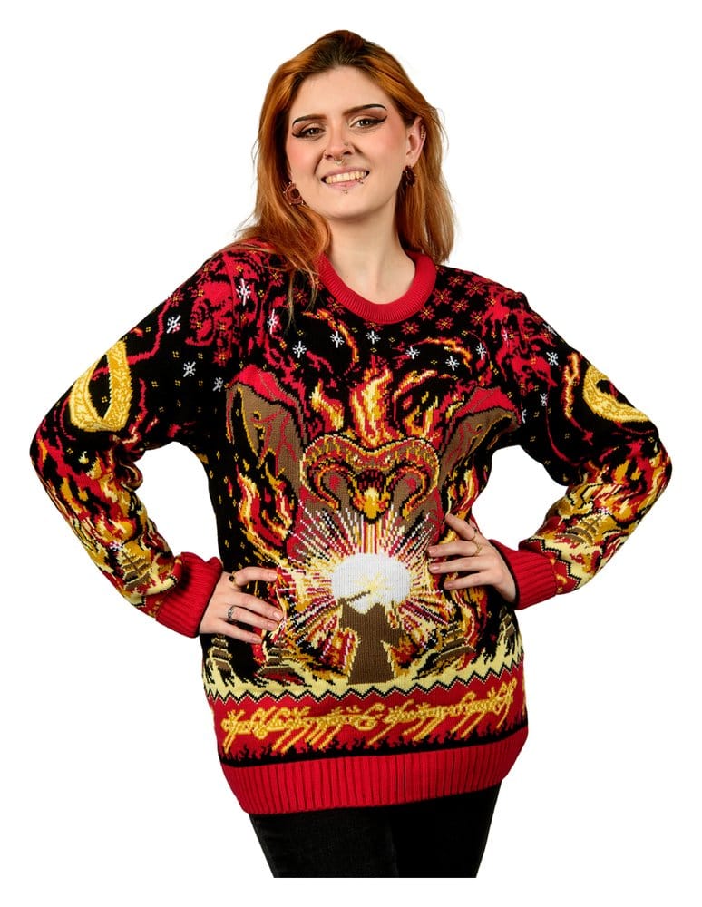 Der Herr der Ringe Christmas Pullover Balrog Größe XXL