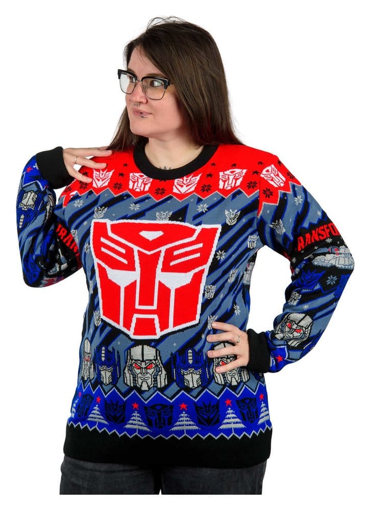 Transformers Christmas Pullover Größe L