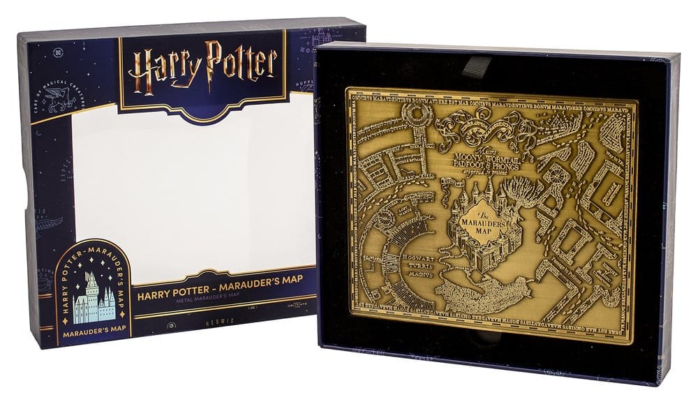 Harry Potter Replik Marauder's Map Metal Map 15 cm