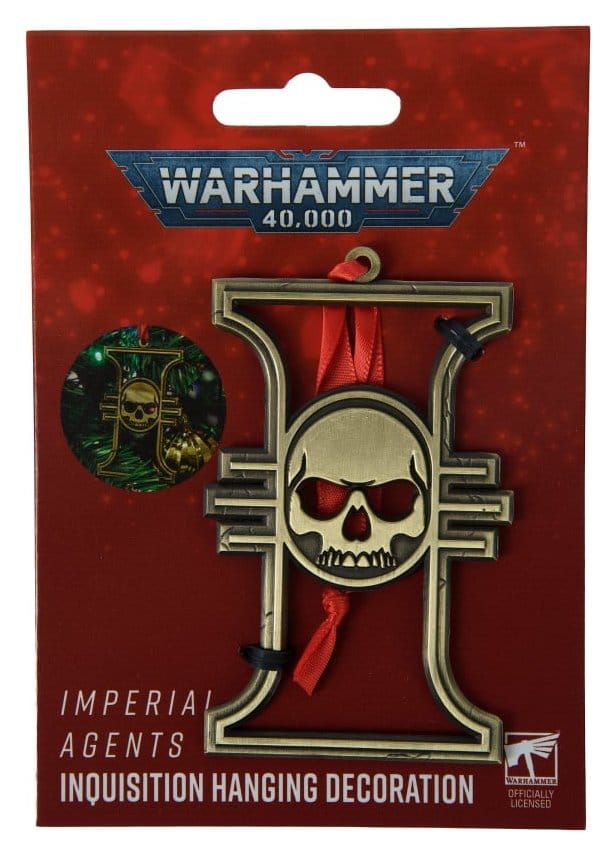 Warhammer 40,000 Hängedekoration Imperial Agents Inquisition 17 cm
