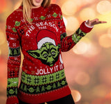 Star Wars Christmas Pullover Yoda Größe L