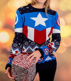 Captain America Christmas Pullover Größe M