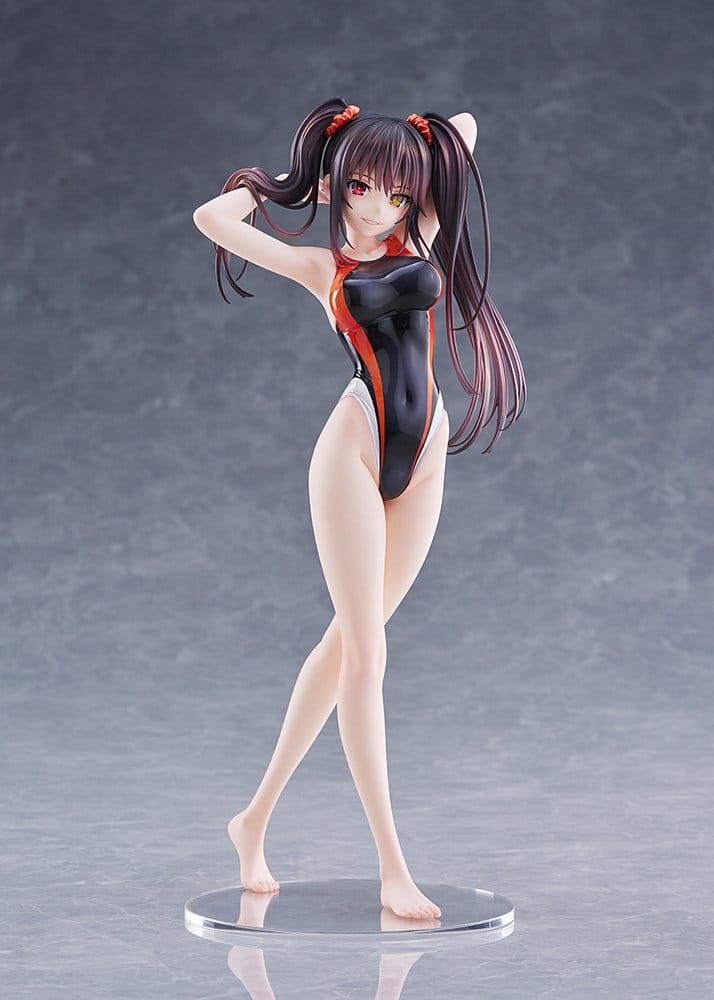 Date A Live Swimsuit Silhouette PVC Figur 1/7 Kurumi Tokisaki Swimwear Ver. 24 cm