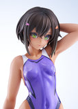 Arms Note PVC Figur 1/7 Buchou-chan of the Swimming Club Purple Swimsuit Ver. 22 cm