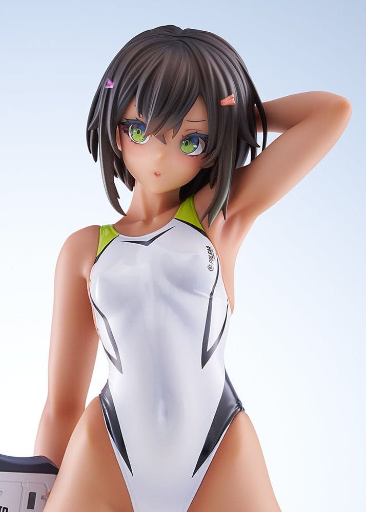 Arms Note PVC Figur 1/7 Buchou-chan of the Swimming Club White Swimsuit Ver. 22 cm