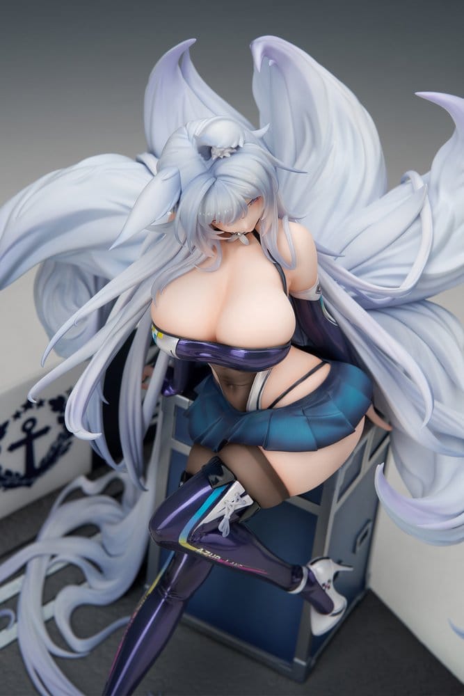 Azur Lane PVC Figur 1/7 Shinano Moonlit Chrome Ver. Acrylic Special Edition w/Display 25 cm