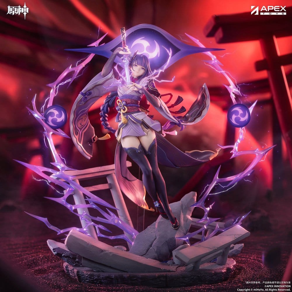 Genshin Impact PVC Figur 1/7 Raiden Shogun Plane of Euthymia Ver. 36 cm