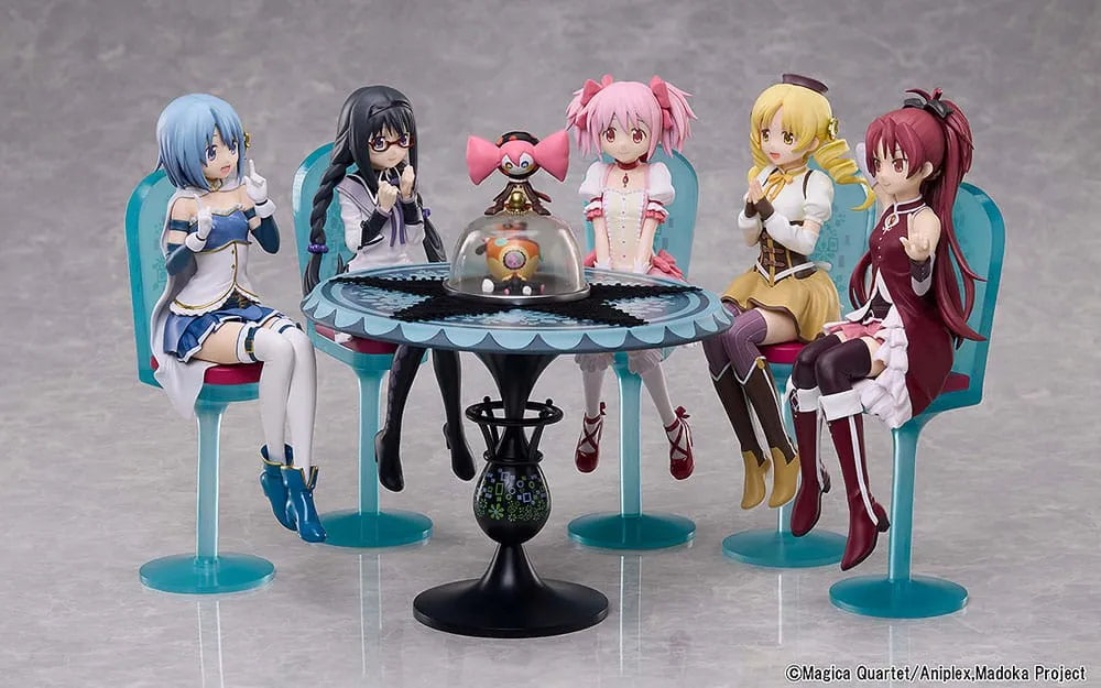 Puella Magi Madoka Magica The Movie: Rebellion PVC Statue Tea Party Cake Song Ver. Set 18 cm