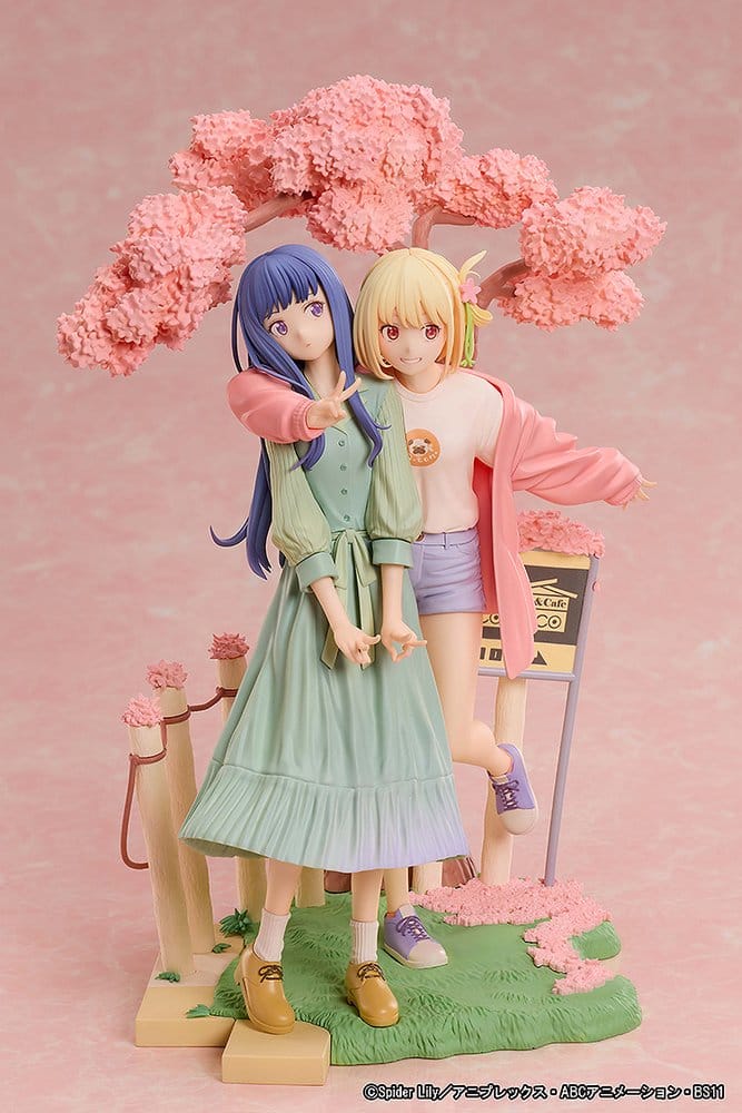 Lycoris Recoil PVC Figuren 2er-Pack Chisato Nishikigi & Takina Inoue Spring Ver. 25 cm