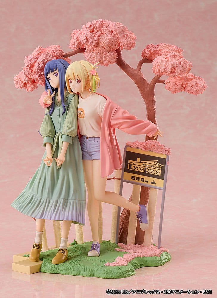 Lycoris Recoil PVC Figuren 2er-Pack Chisato Nishikigi & Takina Inoue Spring Ver. 25 cm