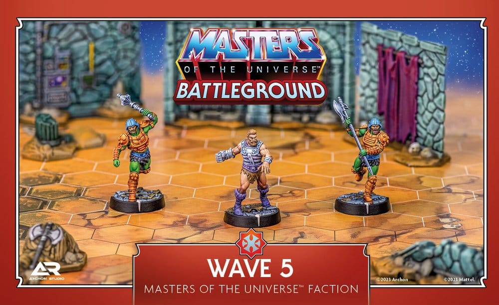 Masters of the Universe: Battleground Miniaturenspiel Wave 5: Masters of the Universe Faction *Englische Version*