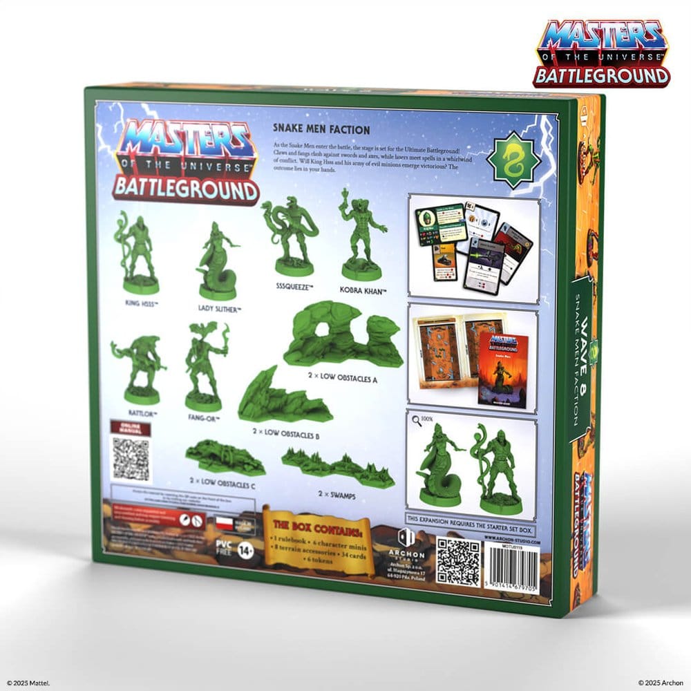 Masters of the Universe: Battleground Miniaturenspiel Wave 8: Snake Men Faction *Spanische Version*