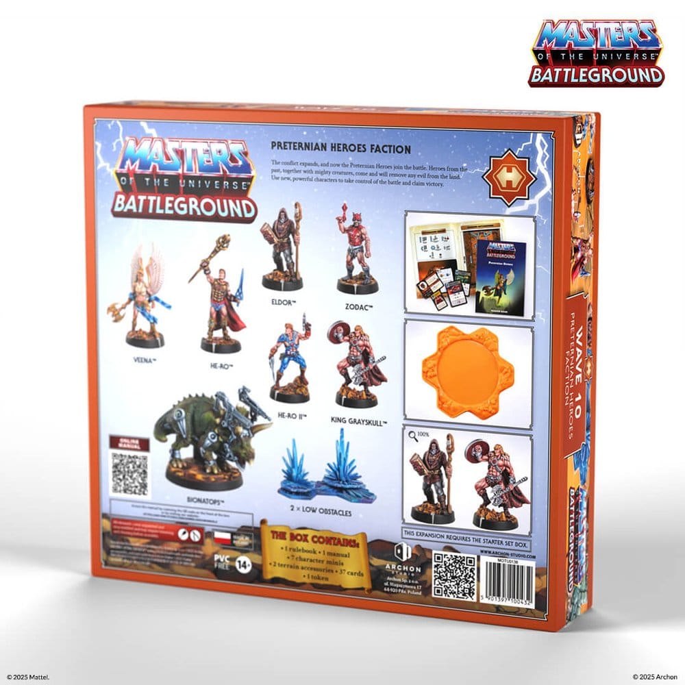 Masters of the Universe: Battleground Miniaturenspiel Wave 10: Preternian Heroes Faction *Deutsche Version*