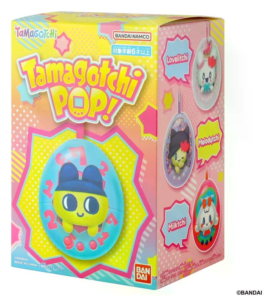 Tamagotchi Pop! Plüsch-Schlüsselanhänger 10 cm Sortiment (6)