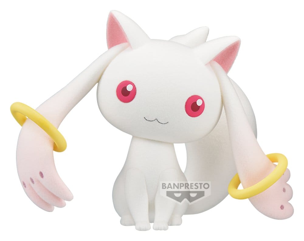 Puella Magia Madoka Magica the Movie Fluffy Puffy PVC-Figur Kyubey & Bebe ver. A Kyubey 7 cm