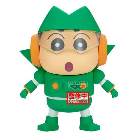 Crayon Shinchan Cosplay PVC Statue Kantam Robo Shinchan 12 cm