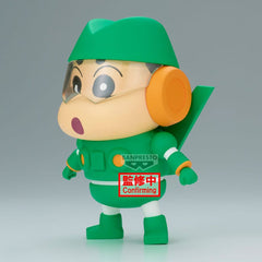 Crayon Shinchan Cosplay PVC Statue Kantam Robo Shinchan 12 cm