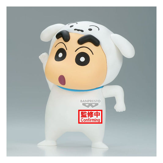 Crayon Shinchan Cosplay PVC Statue Shiro Shinchan 11 cm