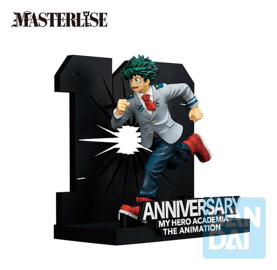 My Hero Academia Ichibansho Masterlise PVC Figur Izuku Midoriya -10th Anniversary- 21 cm