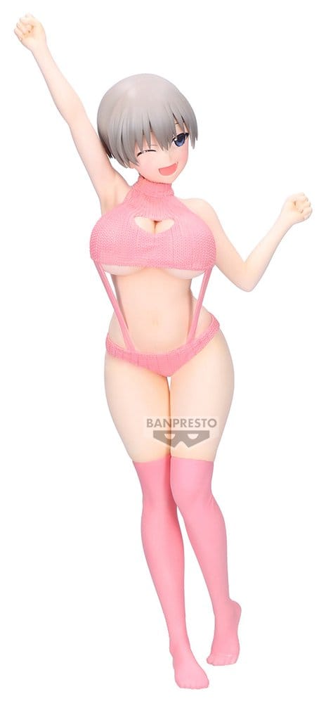 Uzaki-chan Wants to Hang Out! Eternal Romance PVC-Figur Hana Uzaki (Sweater Swimsuit Ver.) 28 cm
