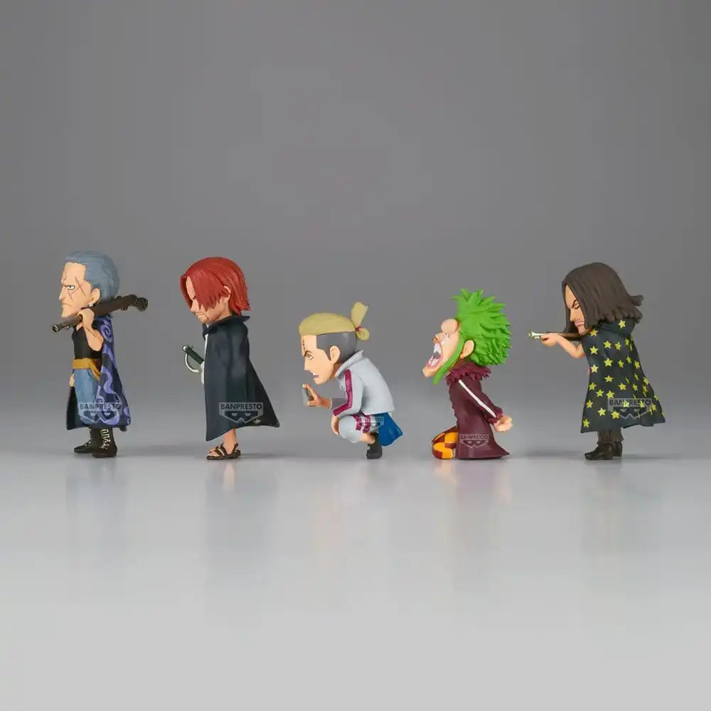 One Piece World Collectable Figur Red Hair Pirates vs Bartolomeo 5 cm Blind Box Display (12)
