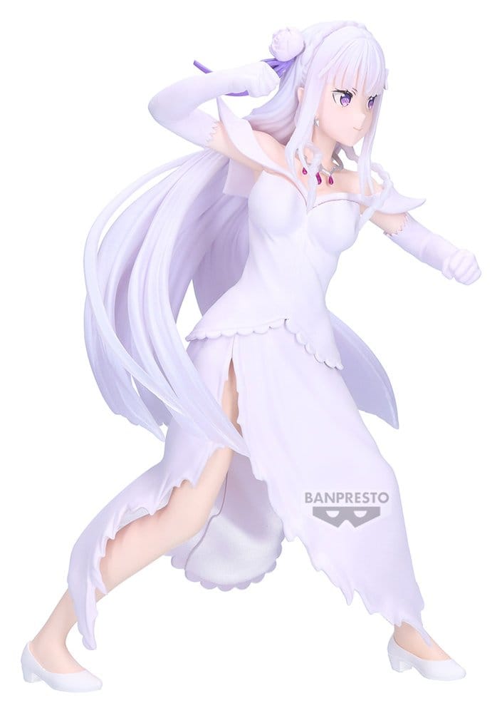 Re:ZERO -Starting Life in Another World- Espresto PVC-Figur Emilia (Excite Motions) 22 cm