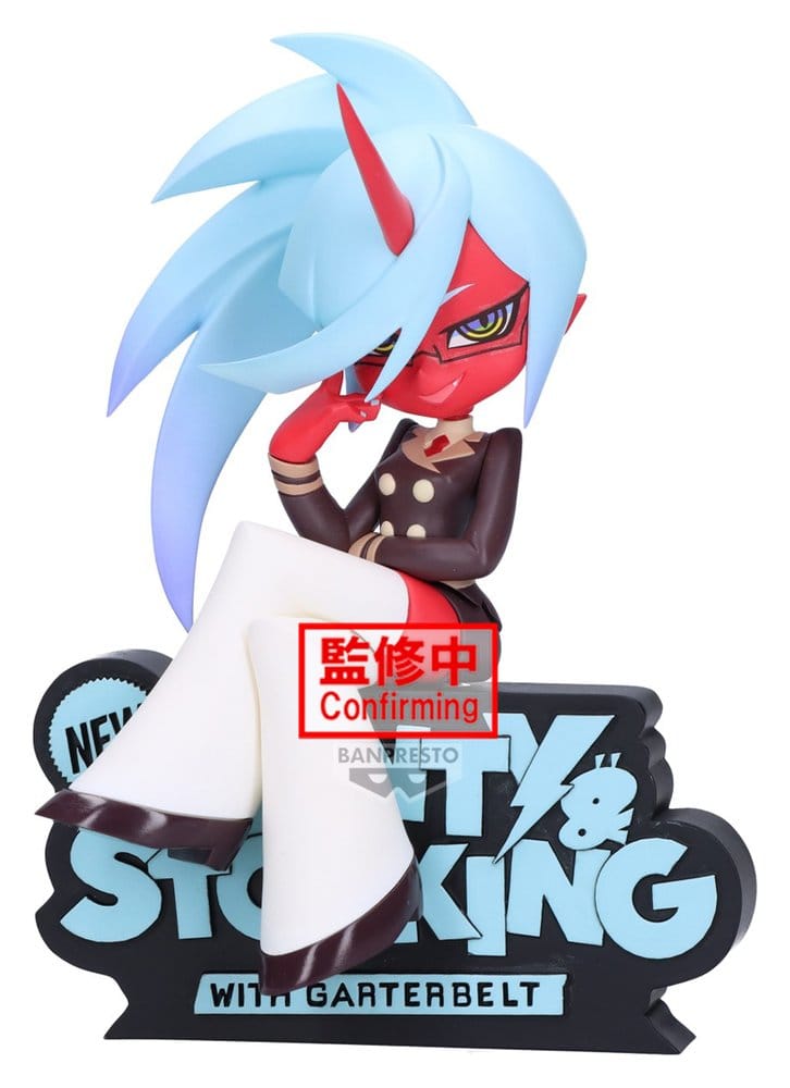 New Panty & Stocking with Garterbelt Monitor Top Figz PVC-Figur Kneesocks 12 cm