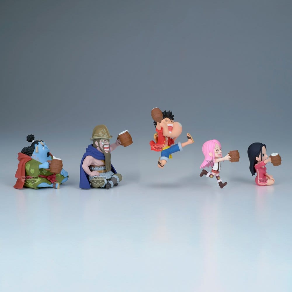 One Piece World Collectable Figure Minifiguren 7 cm Banquet 1 Blind Box Display (12)