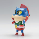 Crayon Shinchan Cosplay PVC-Figur Action Kamen Shinchan & Paper Robot Shinchan (Ver. Action Kamen Shinchan Special Color) 12 cm