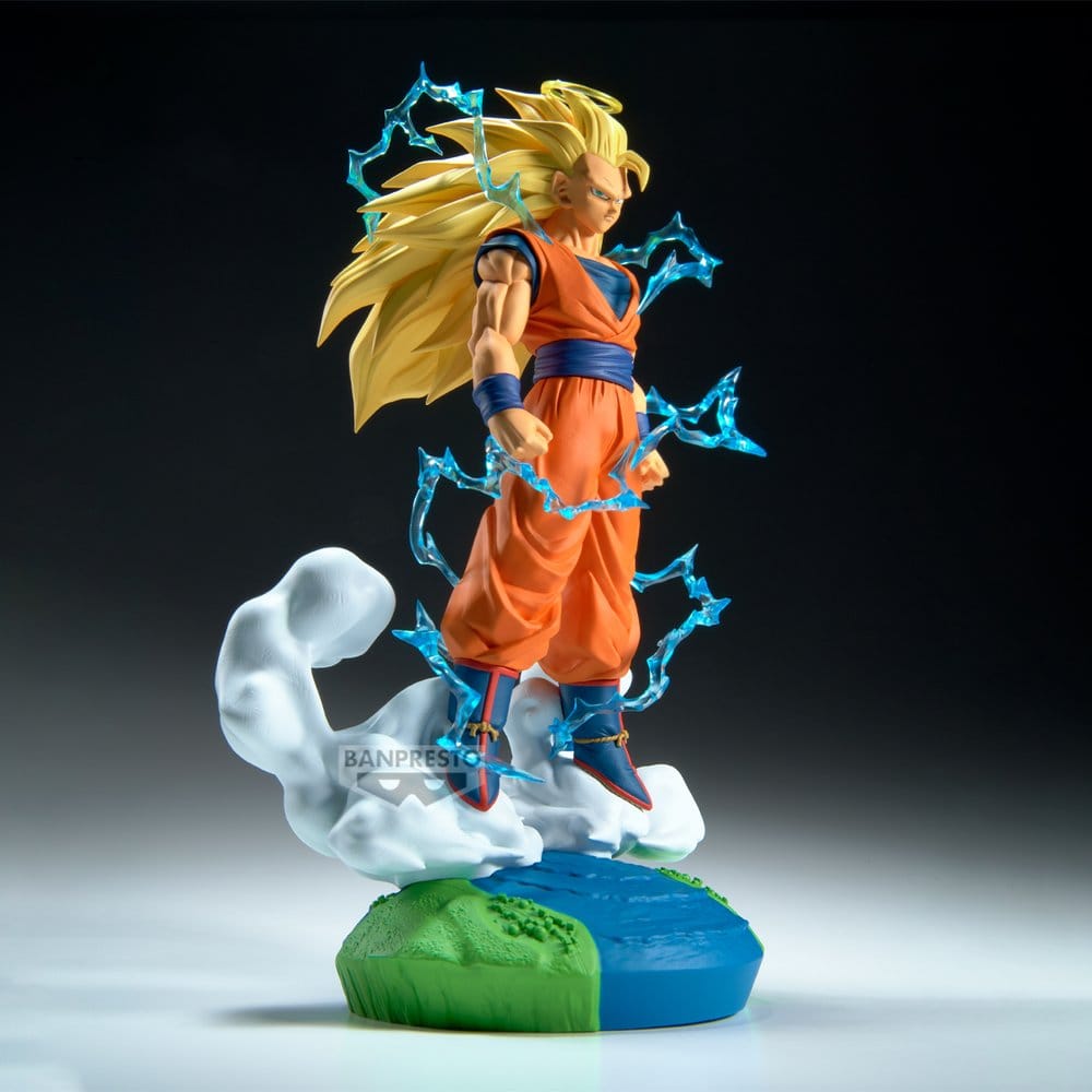 Dragon Ball Z History Box PVC-Figur Super Saiyan 3 Son Goku 18 cm