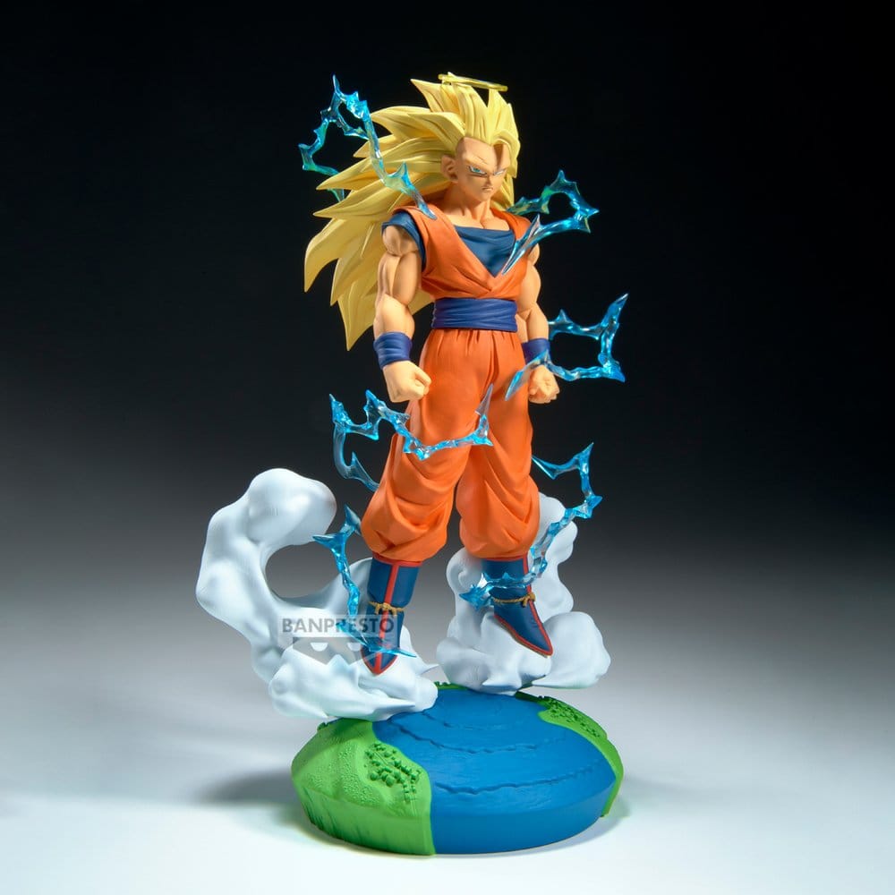 Dragon Ball Z History Box PVC-Figur Super Saiyan 3 Son Goku 18 cm