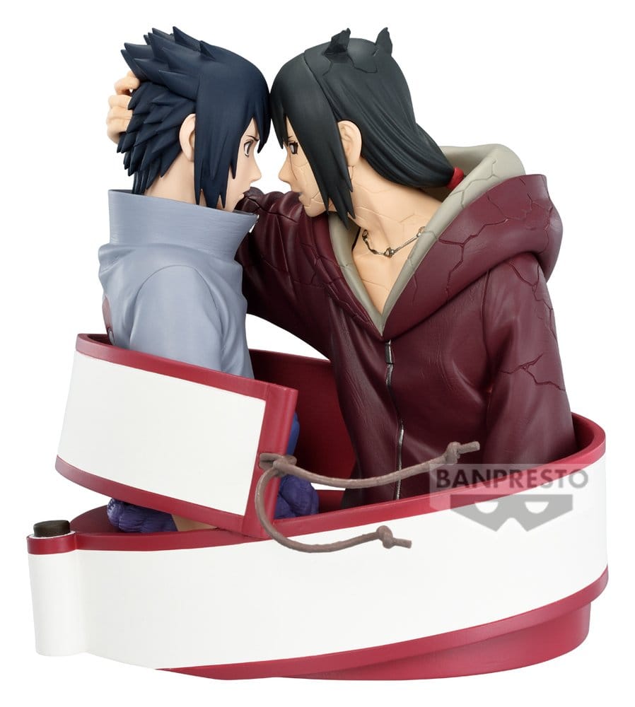 Naruto Shippuden Portrelic PVC-Figur Sasuke Uchiha & Itachi Uchiha 12 cm