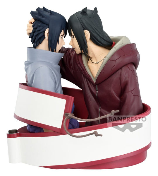 Naruto Shippuden Portrelic PVC-Figur Sasuke Uchiha & Itachi Uchiha 12 cm